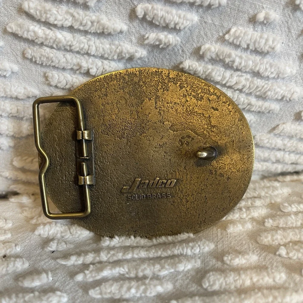 Brass NRA Life Member Second Amendment Guns Belt Buckle Jadco‎ Brass White House